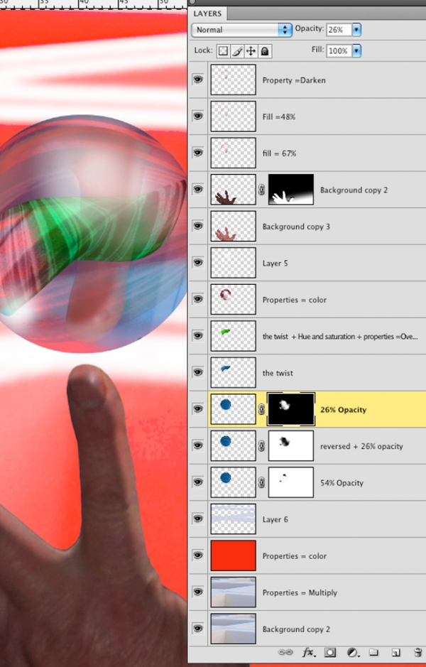 Creation of Marbles: Step 9